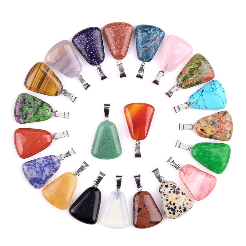 20pcs/ Bag Carving White Cryst - Crystal Pendant Necklace Natural Stone review and price