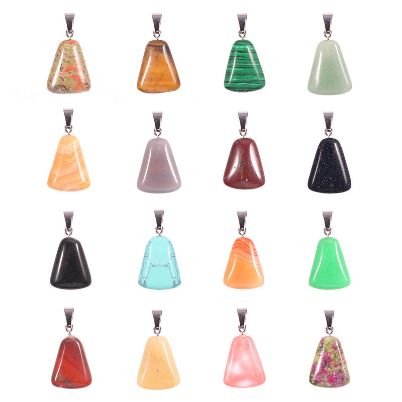 20pcs/ Bag Carving White Cryst - Crystal Pendant Necklace Natural Stone review and price