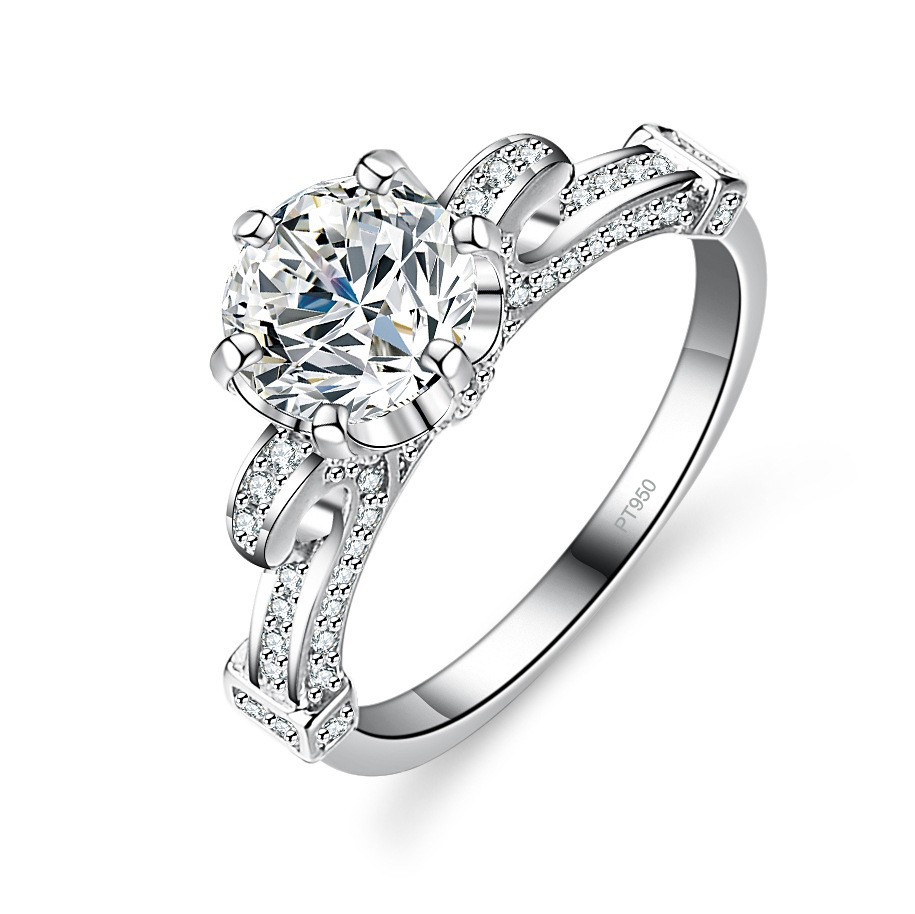Lumira Classic Six-Prong 1 Car - Moissanite Engagement Ring 1 Carat review and price