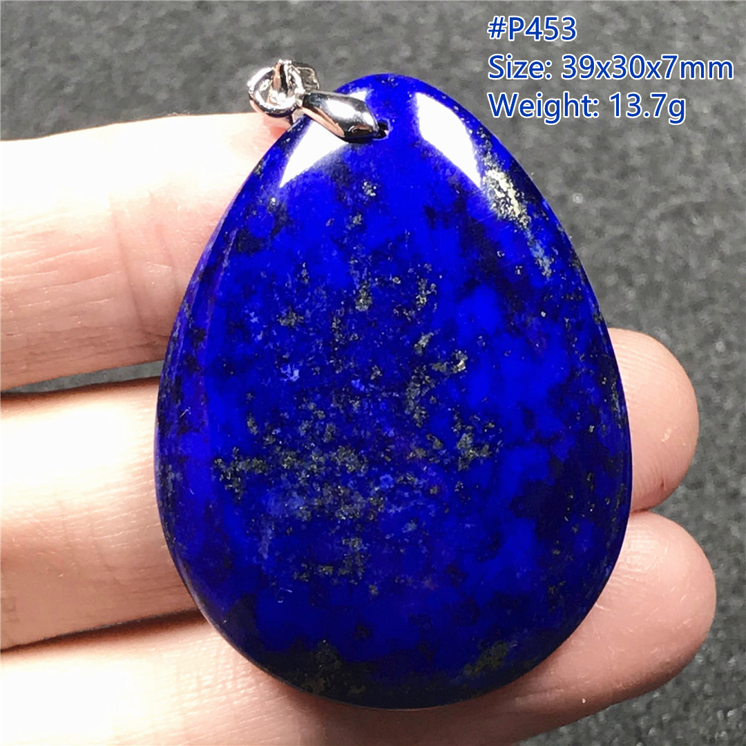 Natural Royal Blue Lapis Lazul - Crystal Pendant Necklace Natural Stone review and price