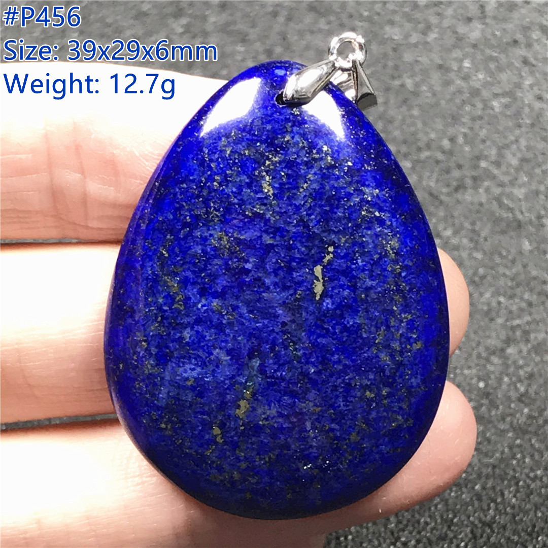 Natural Royal Blue Lapis Lazul - Crystal Pendant Necklace Natural Stone review and price