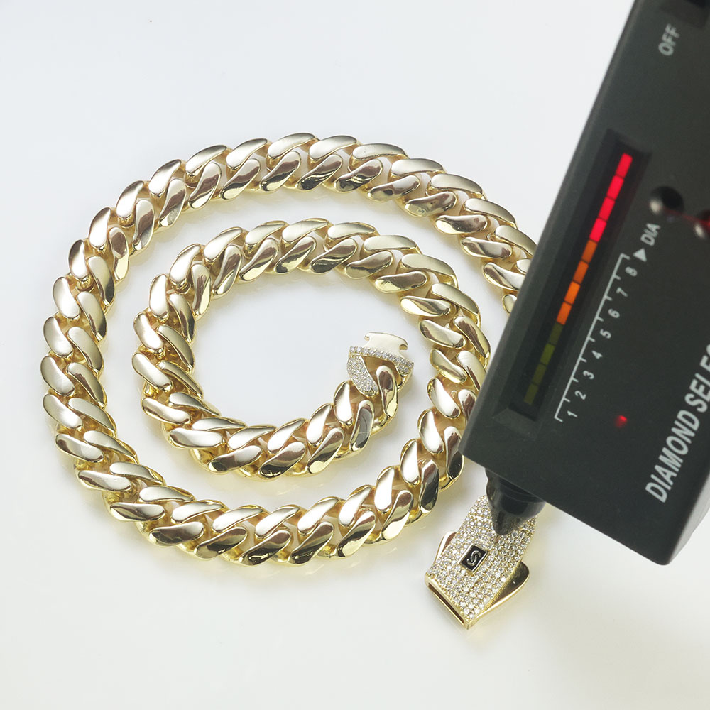 ESKEEM New 925 Silver Monaco C - Cuban Link Chain 12Mm review and price