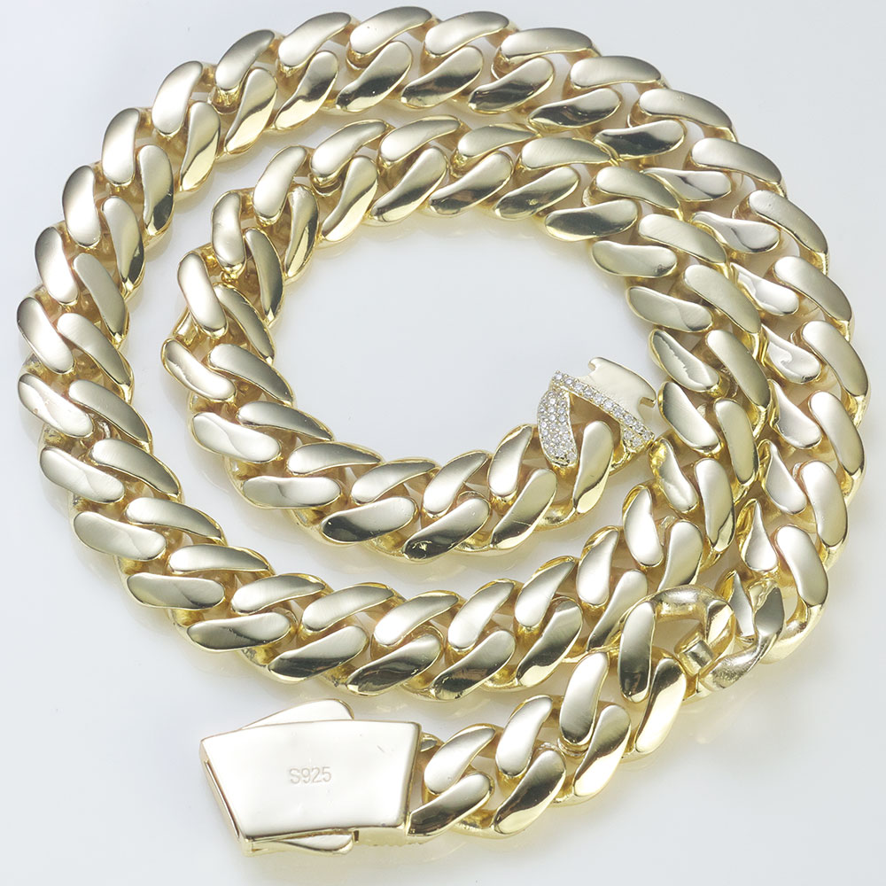 ESKEEM New 925 Silver Monaco C - Cuban Link Chain 12Mm review and price