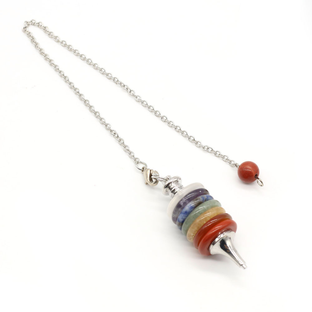 Natural Stone Chakra Pendulum  - Crystal Pendant Necklace Natural Stone review and price