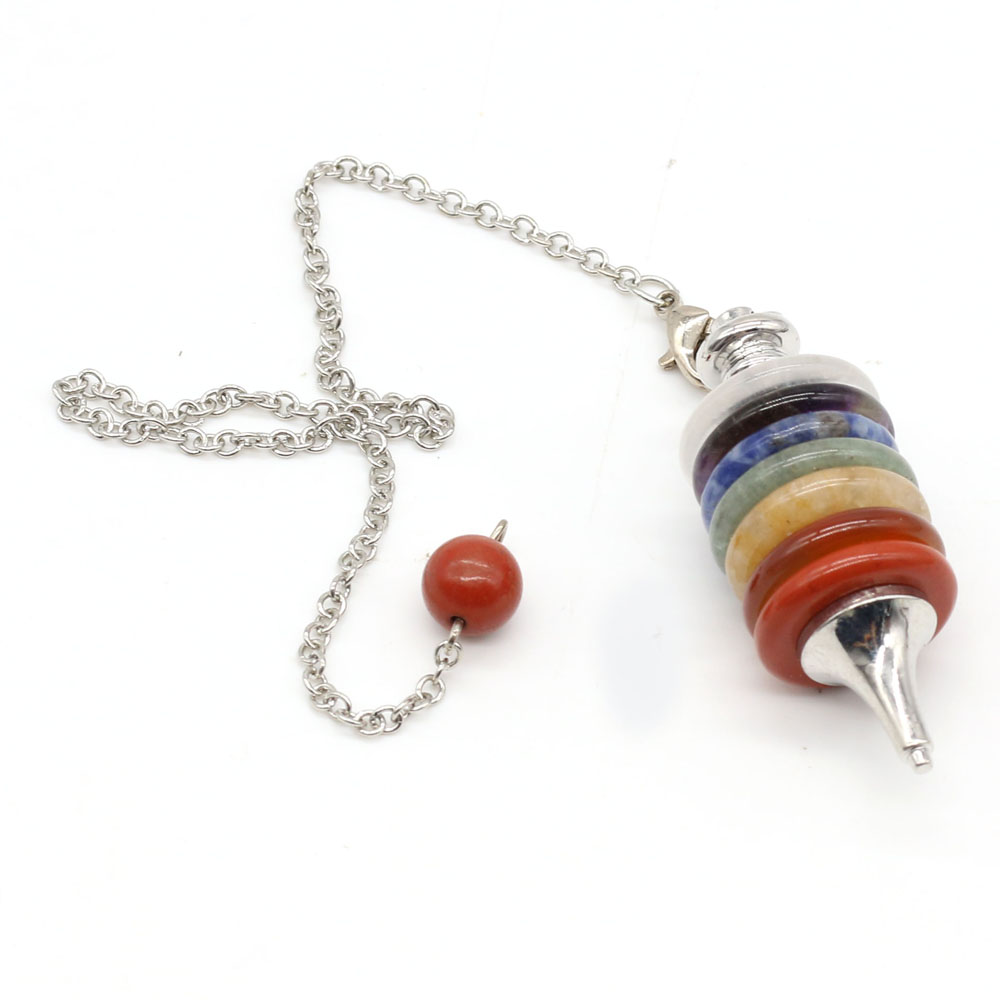 Natural Stone Chakra Pendulum  - Crystal Pendant Necklace Natural Stone review and price