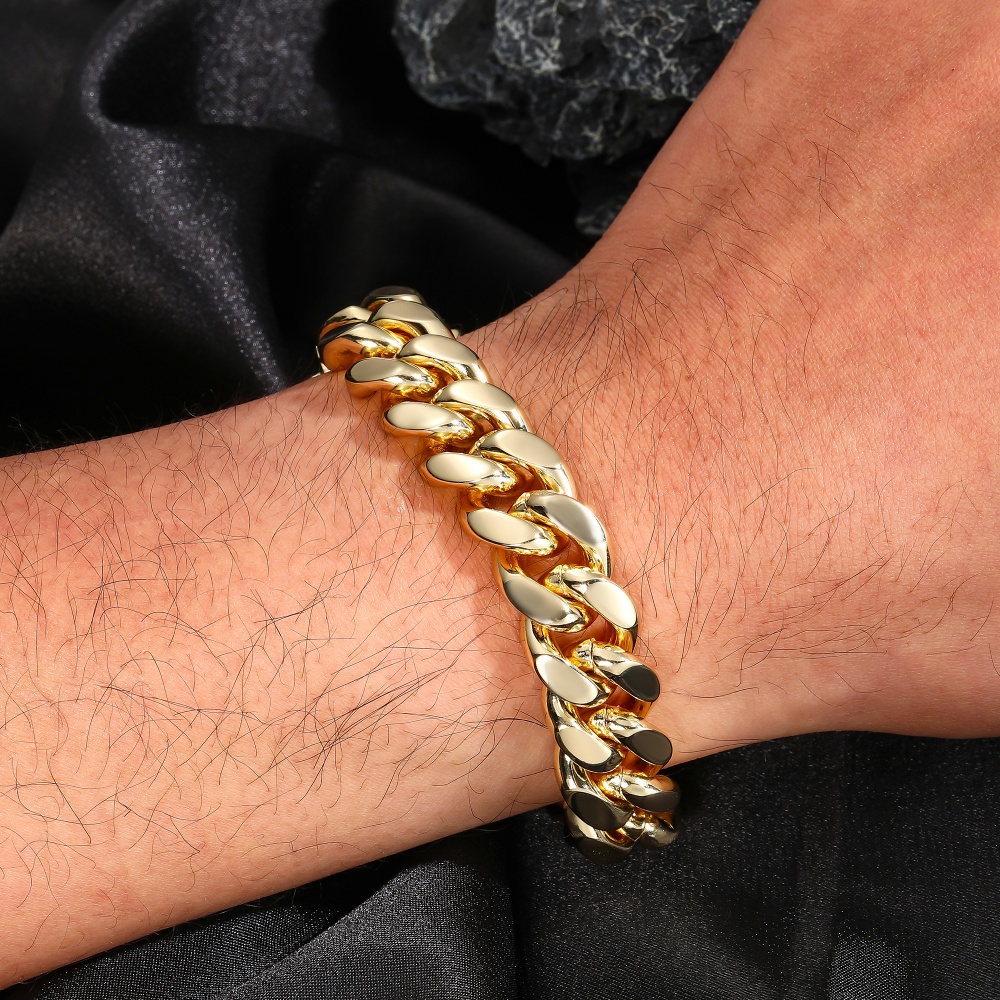12mm Miami Cuban Chain Bracele - Cuban Link Chain 12Mm review and price