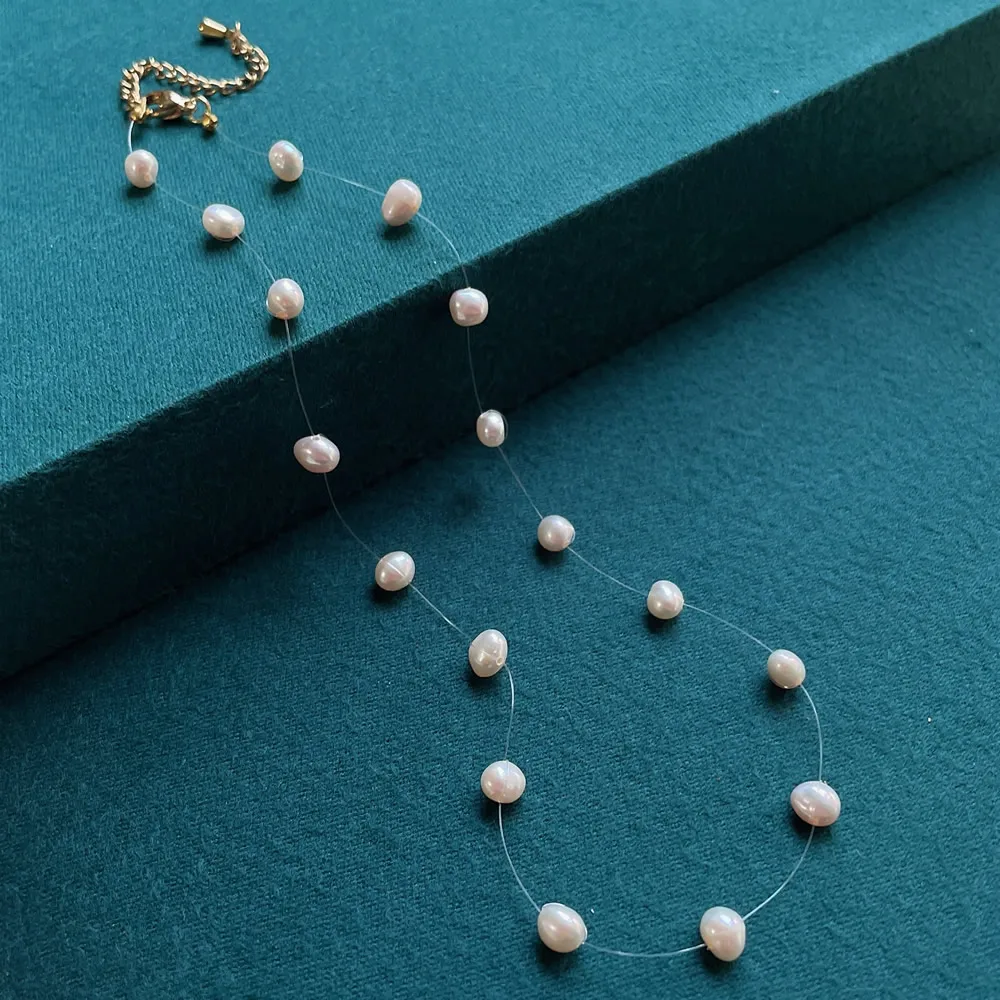 Natural Freshwater Pearl Neckl - Pearl Choker Necklace Vintage review and price
