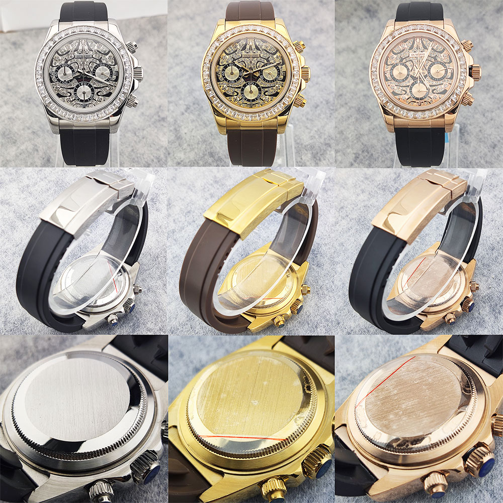 39mm Men's Watch VK63 Movement - Watch Accessories review and price