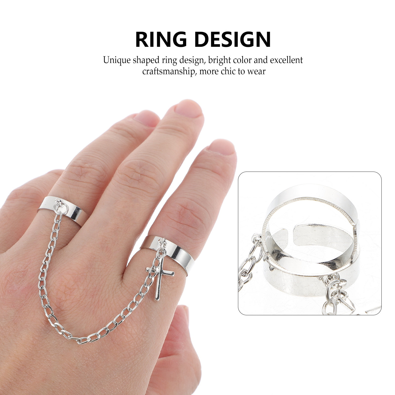Vintage Gothic Cross Knuckle R - Vintage Punk Knuckle Rings Set review and price