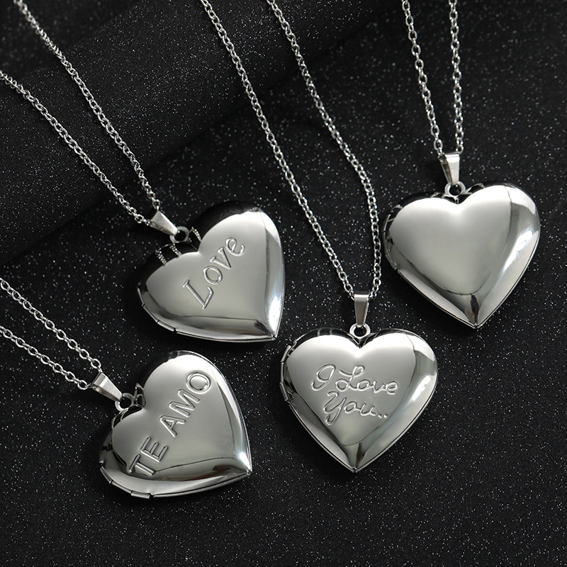 Stainless Steel Heart Locket N - Heart Locket Necklace Photo review and price