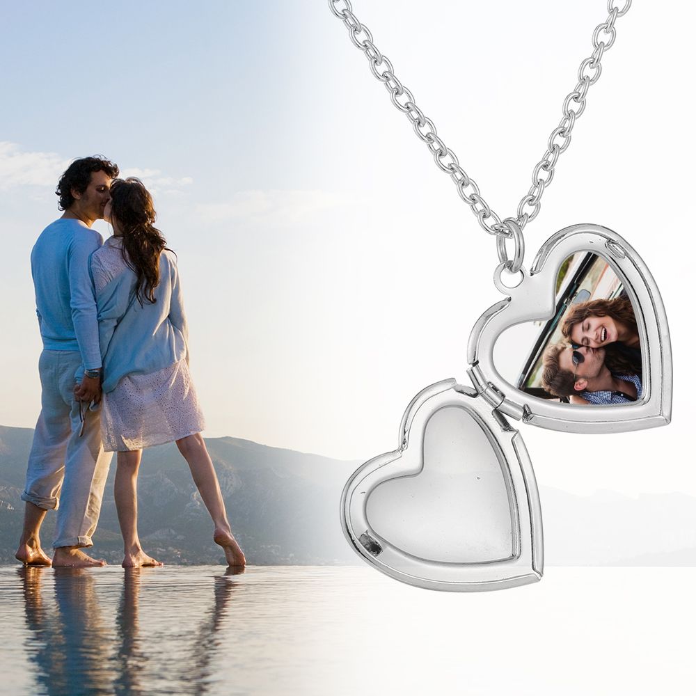 Lover Fashion Friend Jewelry C - Heart Locket Necklace Photo review and price