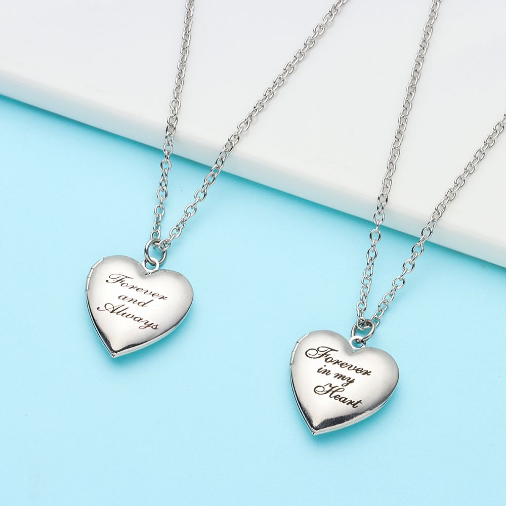 Lover Fashion Friend Jewelry C - Heart Locket Necklace Photo review and price