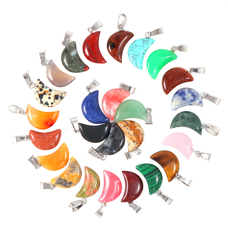 20pcs/ Bag Natural Stone Cryst - Crystal Pendant Necklace Natural Stone review and price