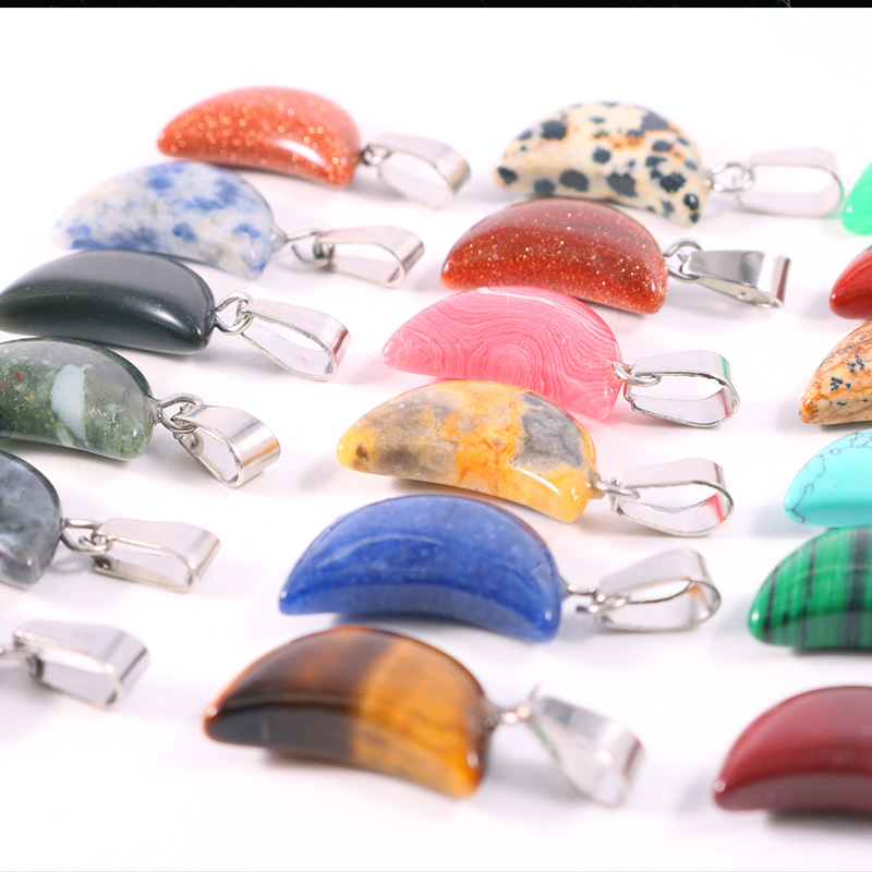 20pcs/ Bag Natural Stone Cryst - Crystal Pendant Necklace Natural Stone review and price