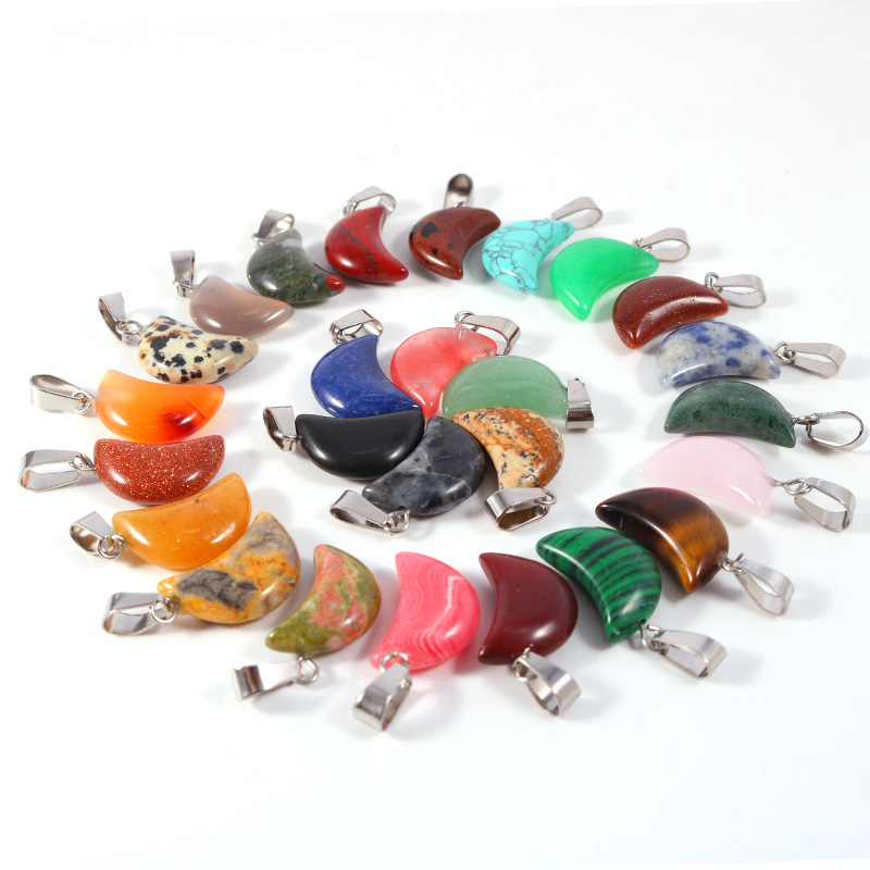 20pcs/ Bag Natural Stone Cryst - Crystal Pendant Necklace Natural Stone review and price