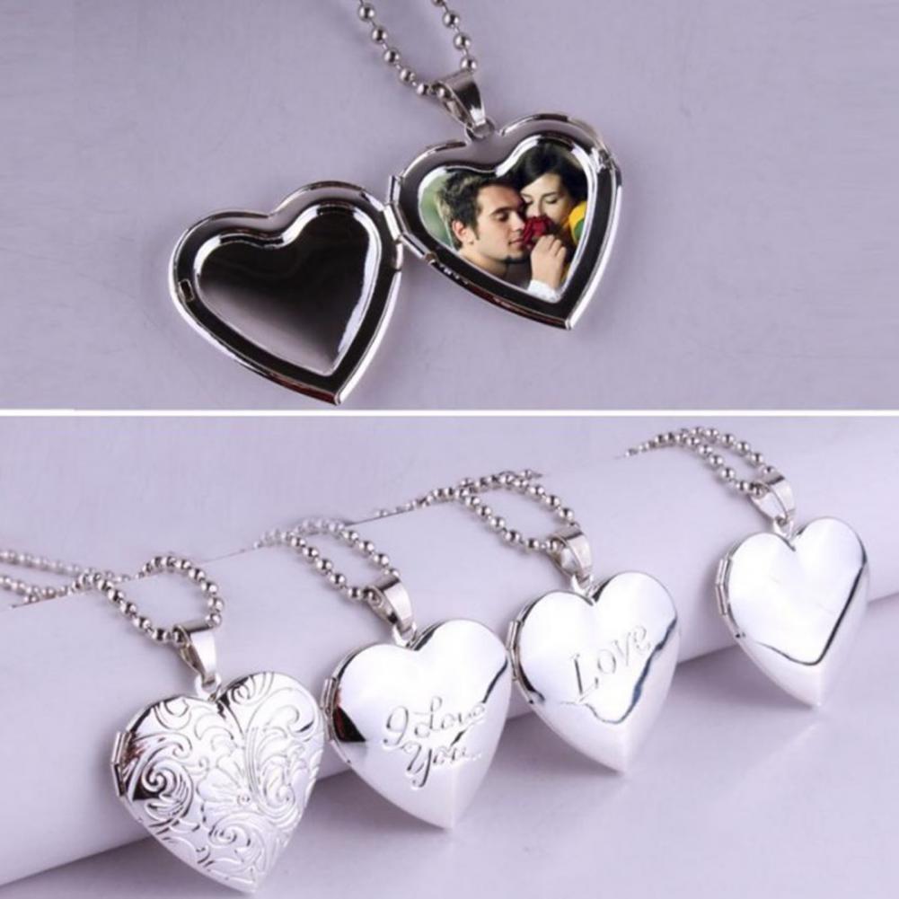 Photo Necklace Openable Photo  - Heart Locket Necklace Photo review and price
