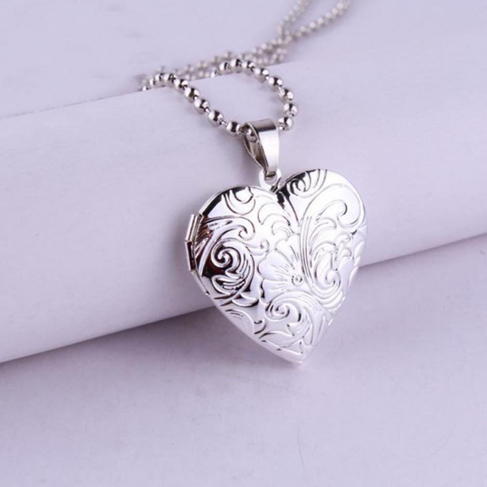 Photo Necklace Openable Photo  - Heart Locket Necklace Photo review and price