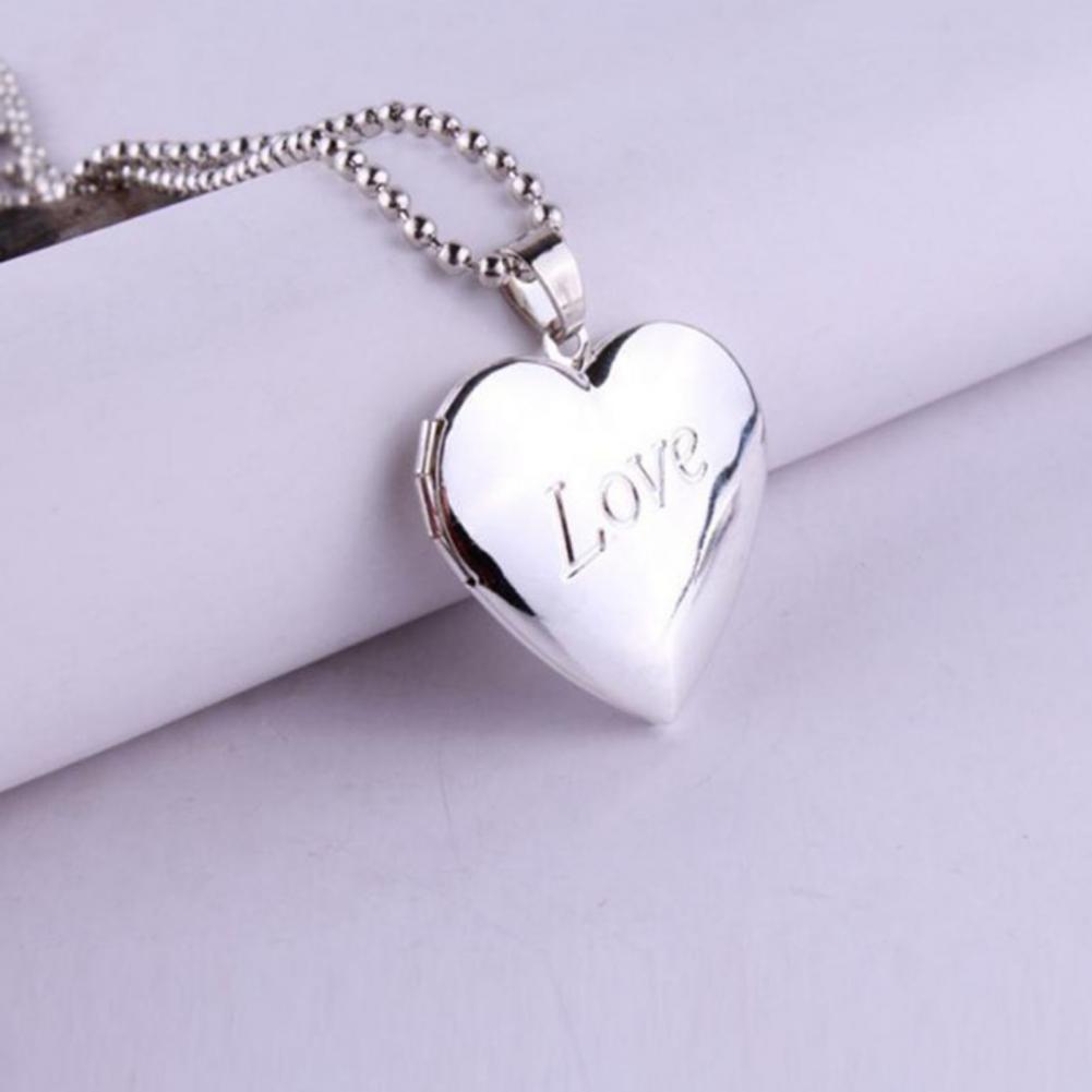 Photo Necklace Openable Photo  - Heart Locket Necklace Photo review and price