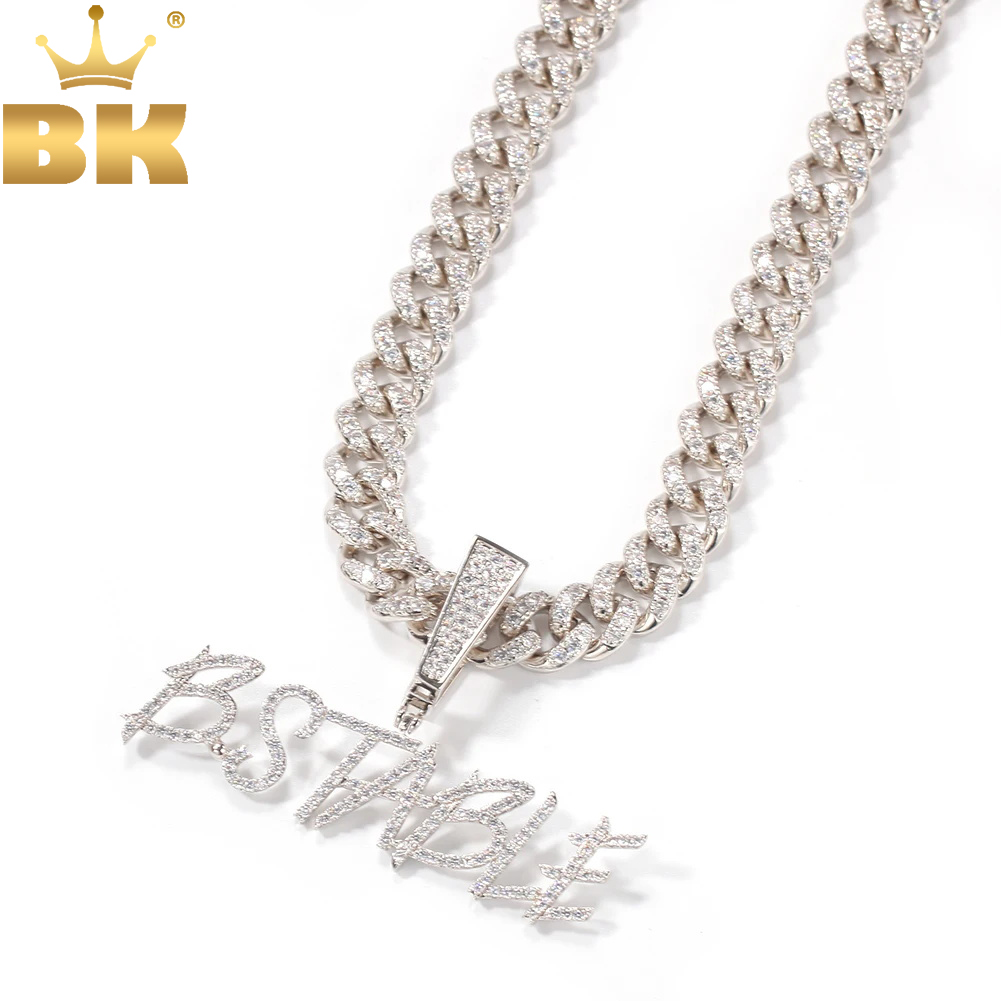 TBTK Customized Name Curisve L - Cuban Link Chain 12Mm review and price