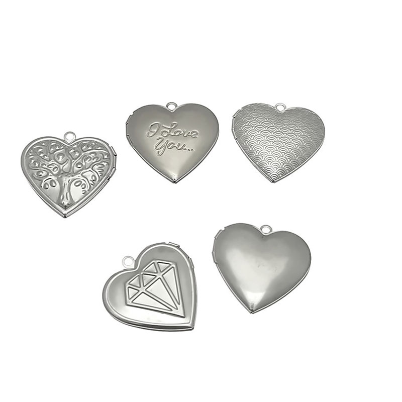 Love Heart Locket Station 20pc - Heart Locket Necklace Photo review and price