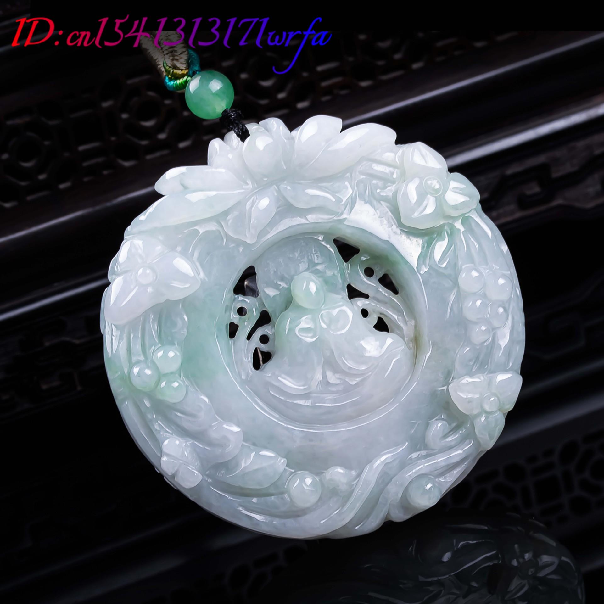 Natural Myanmar Jadeite Lotus  - Necklaces review and price