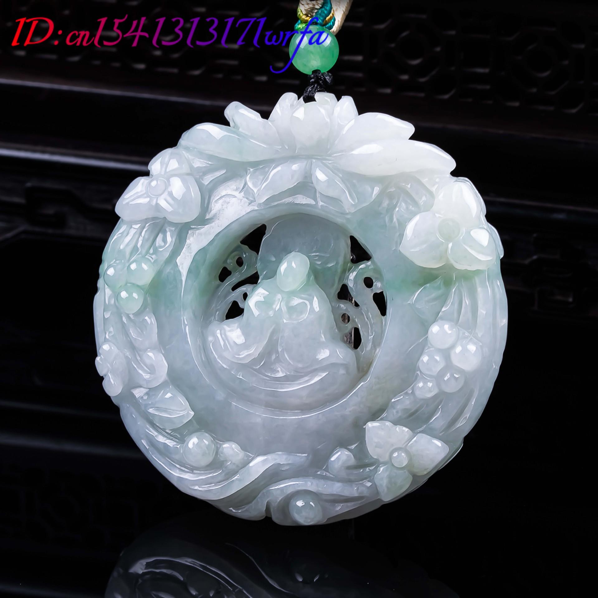 Natural Myanmar Jadeite Lotus  - Necklaces review and price