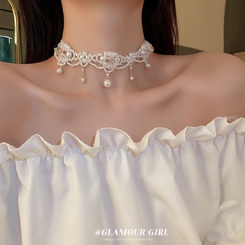 Luxury Vintage Pearl Choker Ne - Pearl Choker Necklace Vintage review and price
