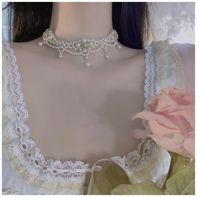 Luxury Vintage Pearl Choker Ne - Pearl Choker Necklace Vintage review and price