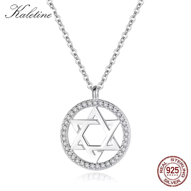 KALETINE Jewish Magen Star of  - 925 Sterling Silver Chain Necklace Men review and price