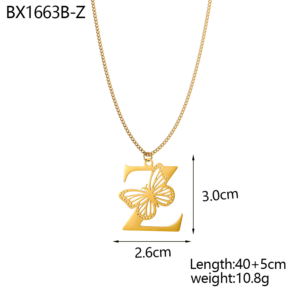 CARLIDANA Dainty 18K Gold Plat - Initial Letter Necklace 18K Gold review and price