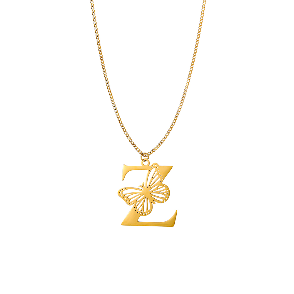 CARLIDANA Dainty 18K Gold Plat - Initial Letter Necklace 18K Gold review and price