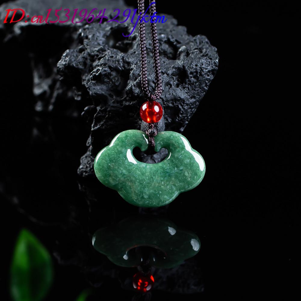 Natural Myanmar Jadeite Ruyi P - Necklaces review and price