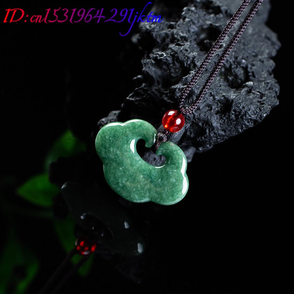 Natural Myanmar Jadeite Ruyi P - Necklaces review and price
