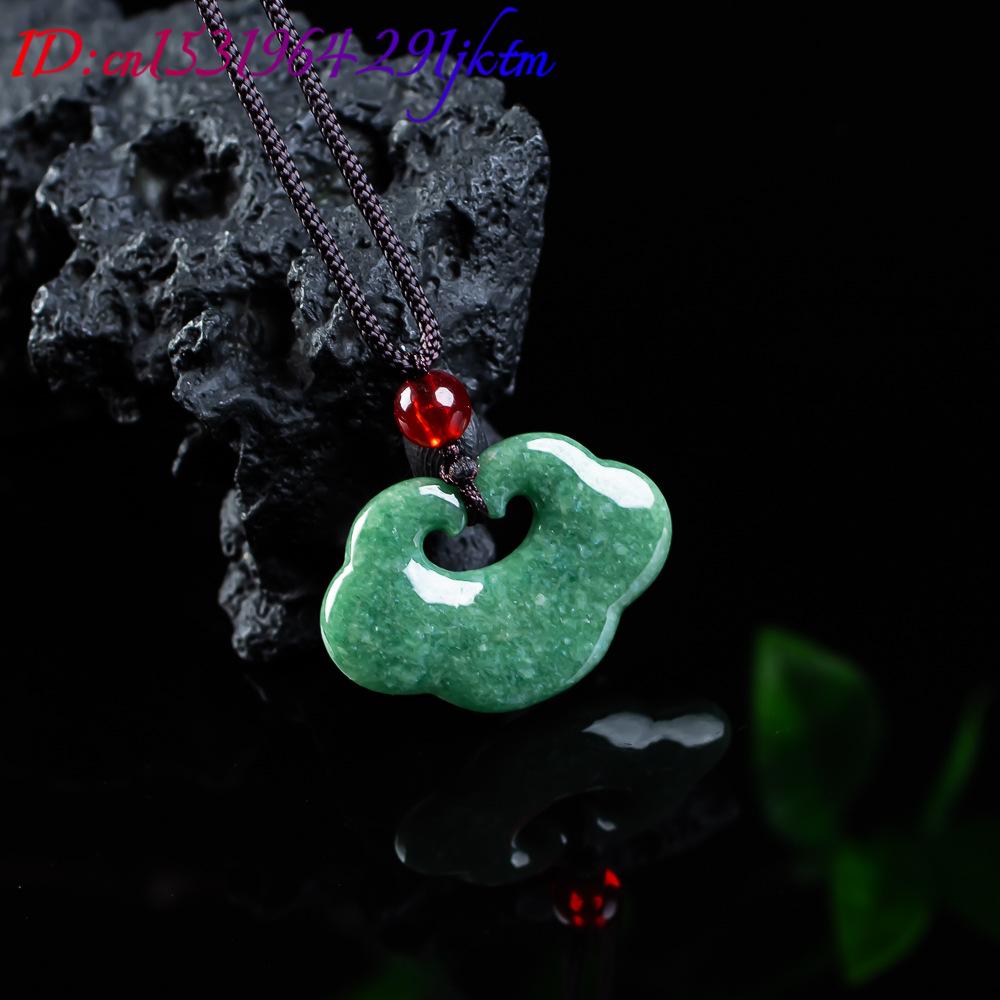 Natural Myanmar Jadeite Ruyi P - Necklaces review and price